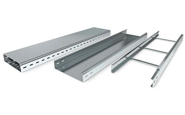 Металлический короб для прокладки электрических проводов и кабелей