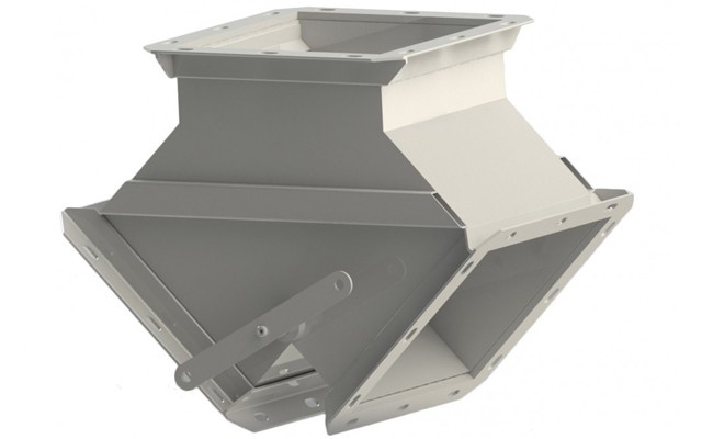 Клапан перекидной прямоугольного сечения купить