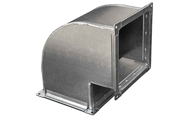 Производство отводов 90 градусов для вентиляции. Фасонные изделия