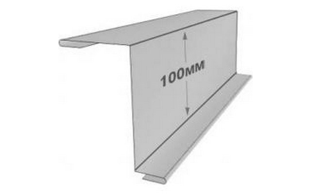 Откос металлический  шириной  50 мм